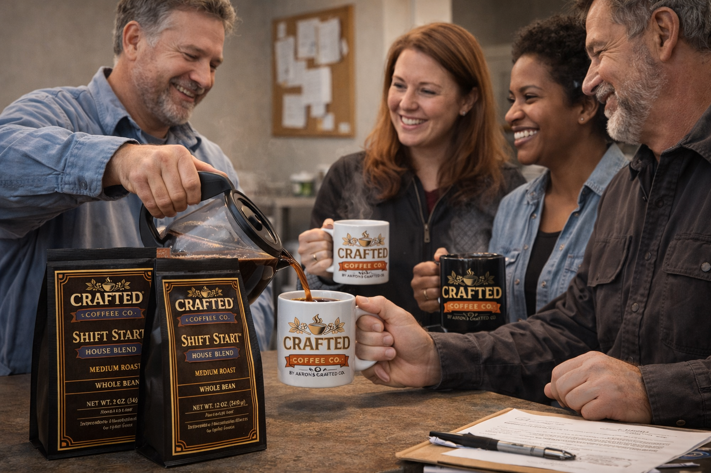 Shift Start™ House Blend Coffee - Medium Roast for Daily Workdays