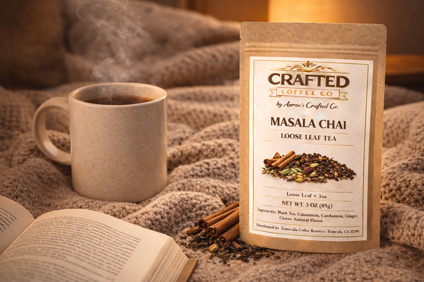 Masala Chai Loose Leaf Tea - Bold & Spicy Comfort