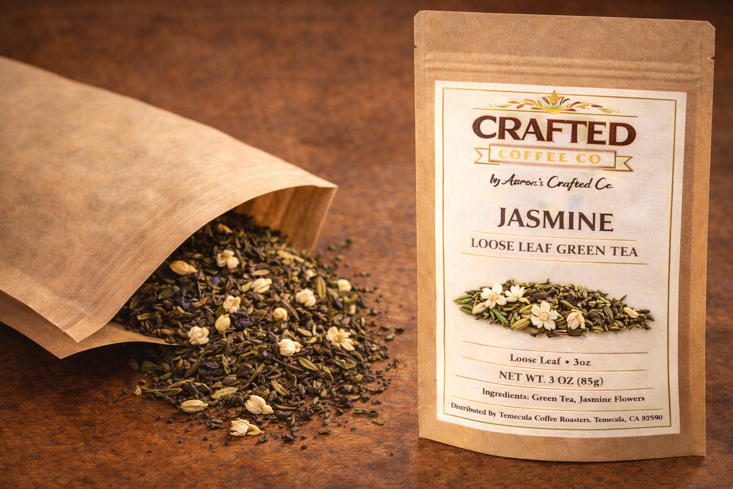 Jasmine Loose Leaf Green Tea - Floral & Silky Smooth