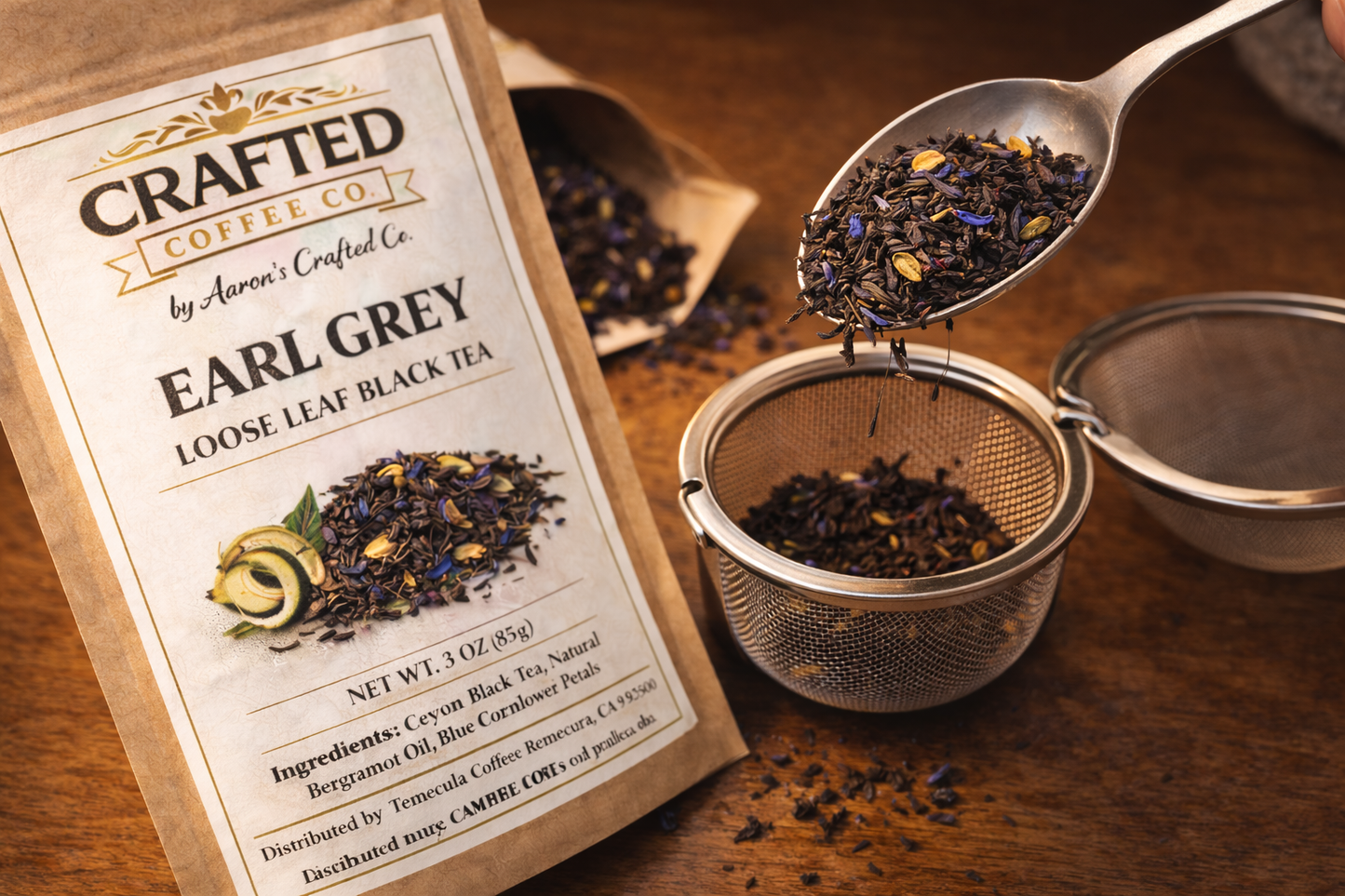 Earl Grey Loose Leaf Black Tea - Citrus & Bergamot Classic