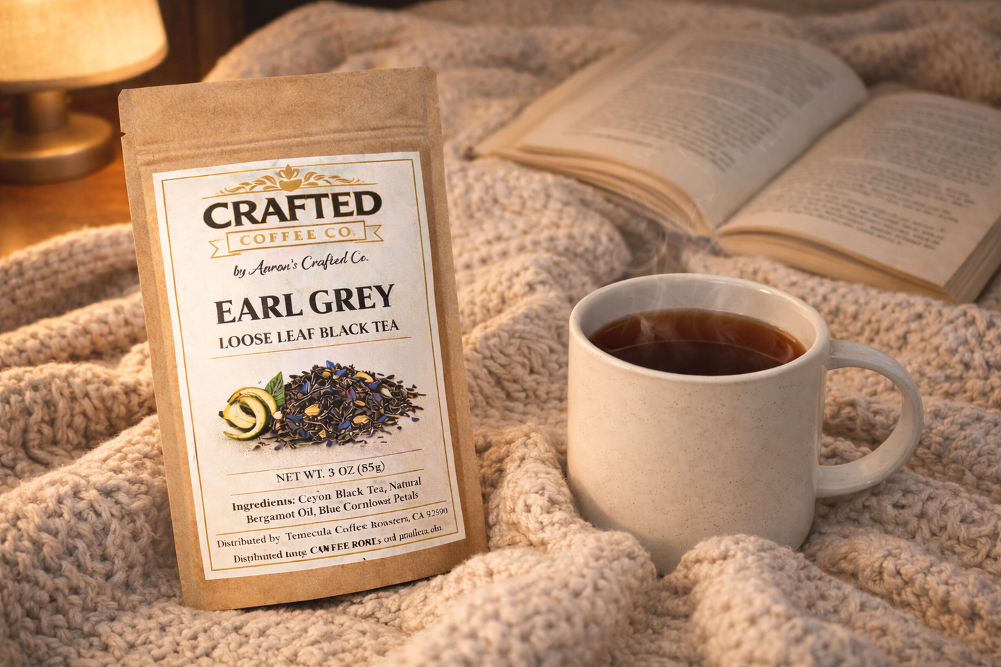 Earl Grey Loose Leaf Black Tea - Citrus & Bergamot Classic