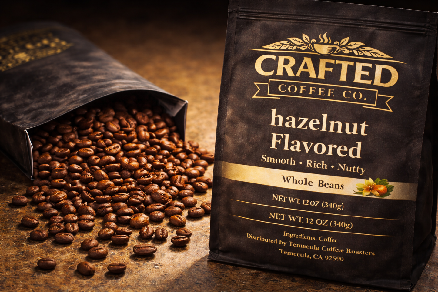 Hazelnut Flavored Coffee - Warm Nutty Medium Roast Comfort