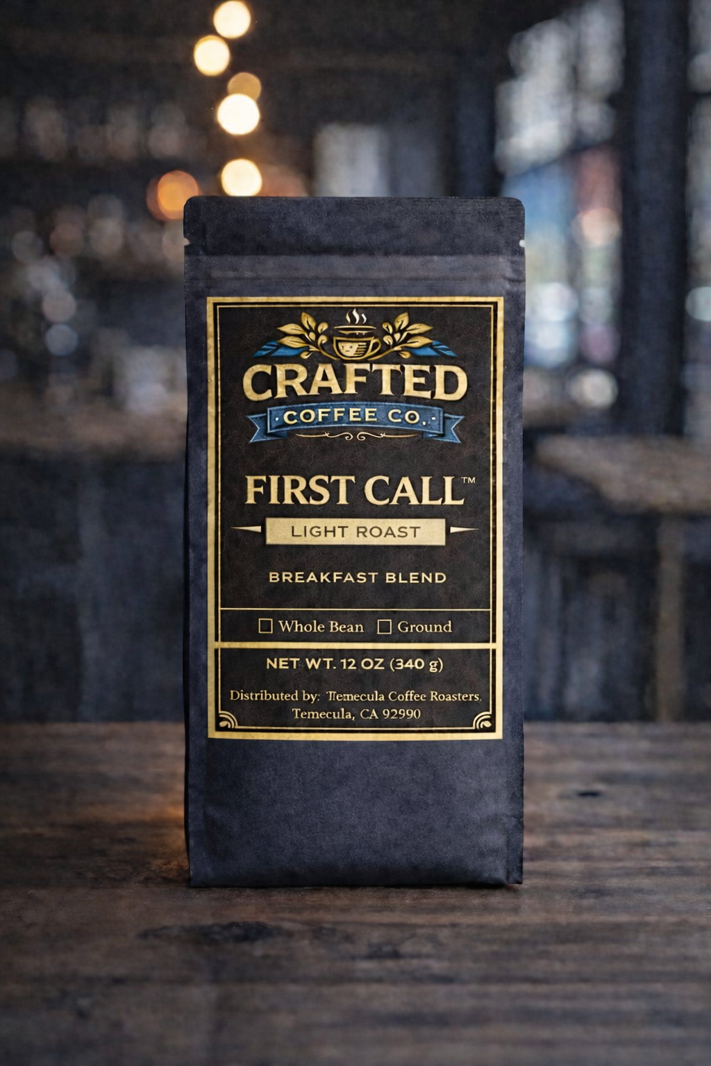 First Call™ Breakfast Blend Coffee - Light Roast for Early Mornings & Shifts