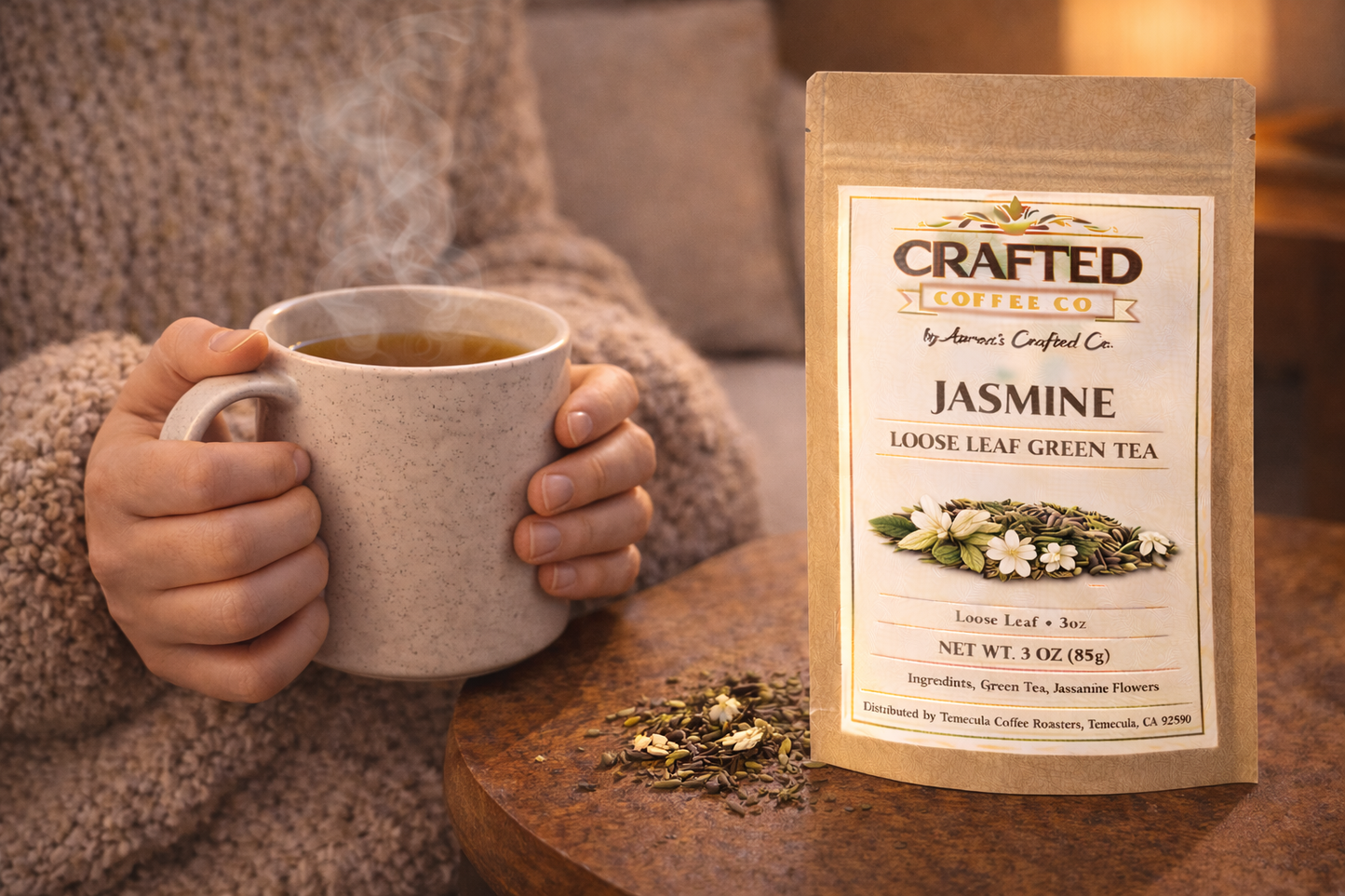 Jasmine Loose Leaf Green Tea - Floral & Silky Smooth