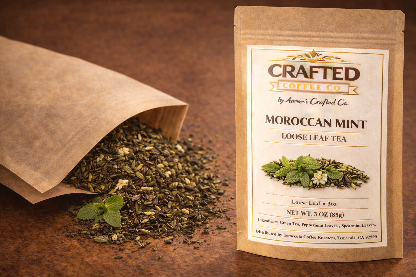 Moroccan Mint Loose Leaf Tea - Fresh & Refreshing Mint