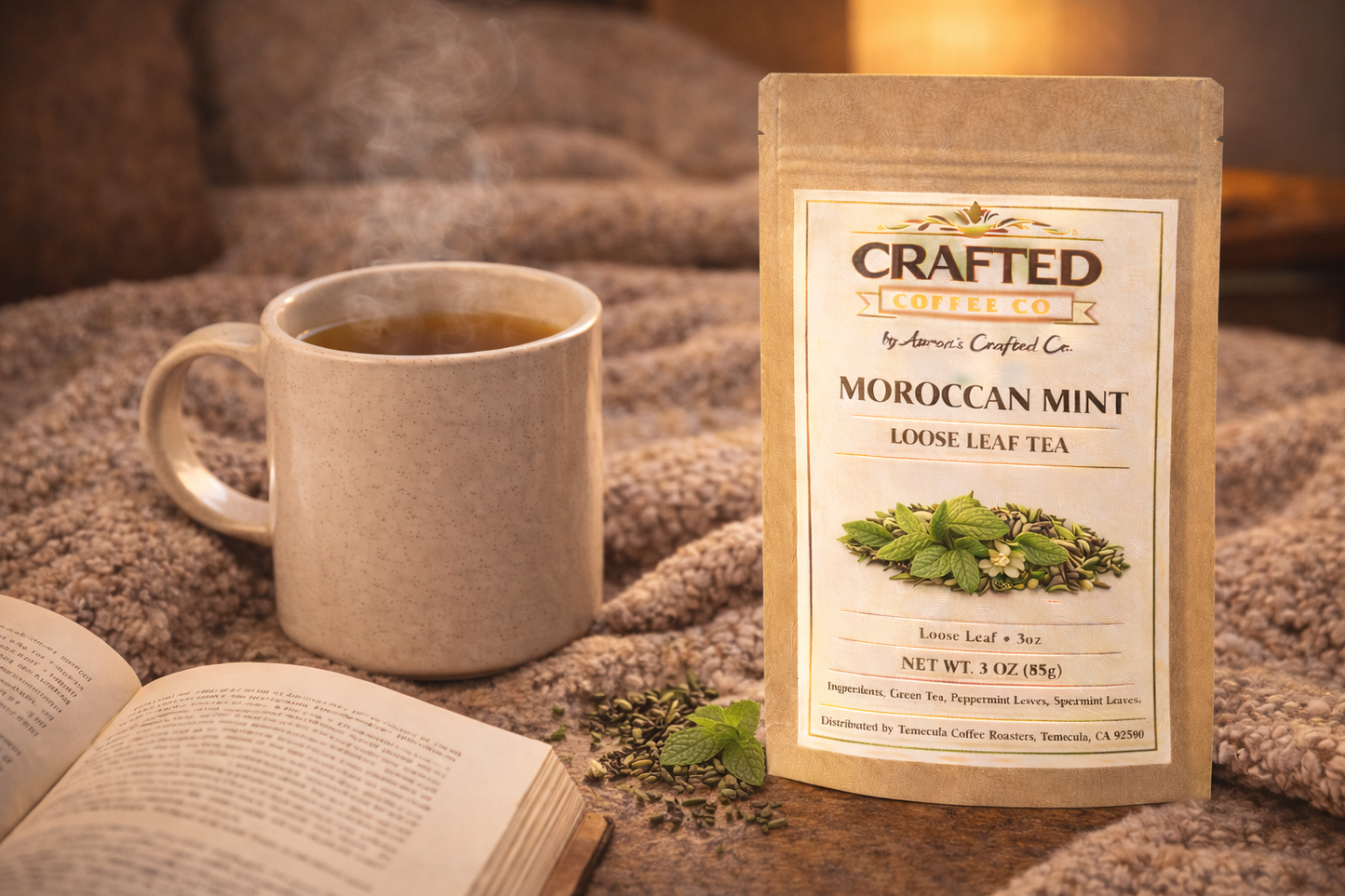 Moroccan Mint Loose Leaf Tea - Fresh & Refreshing Mint