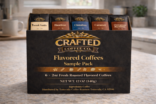 Flavored Coffees Sample Pack - Try 6 Smooth Flavors