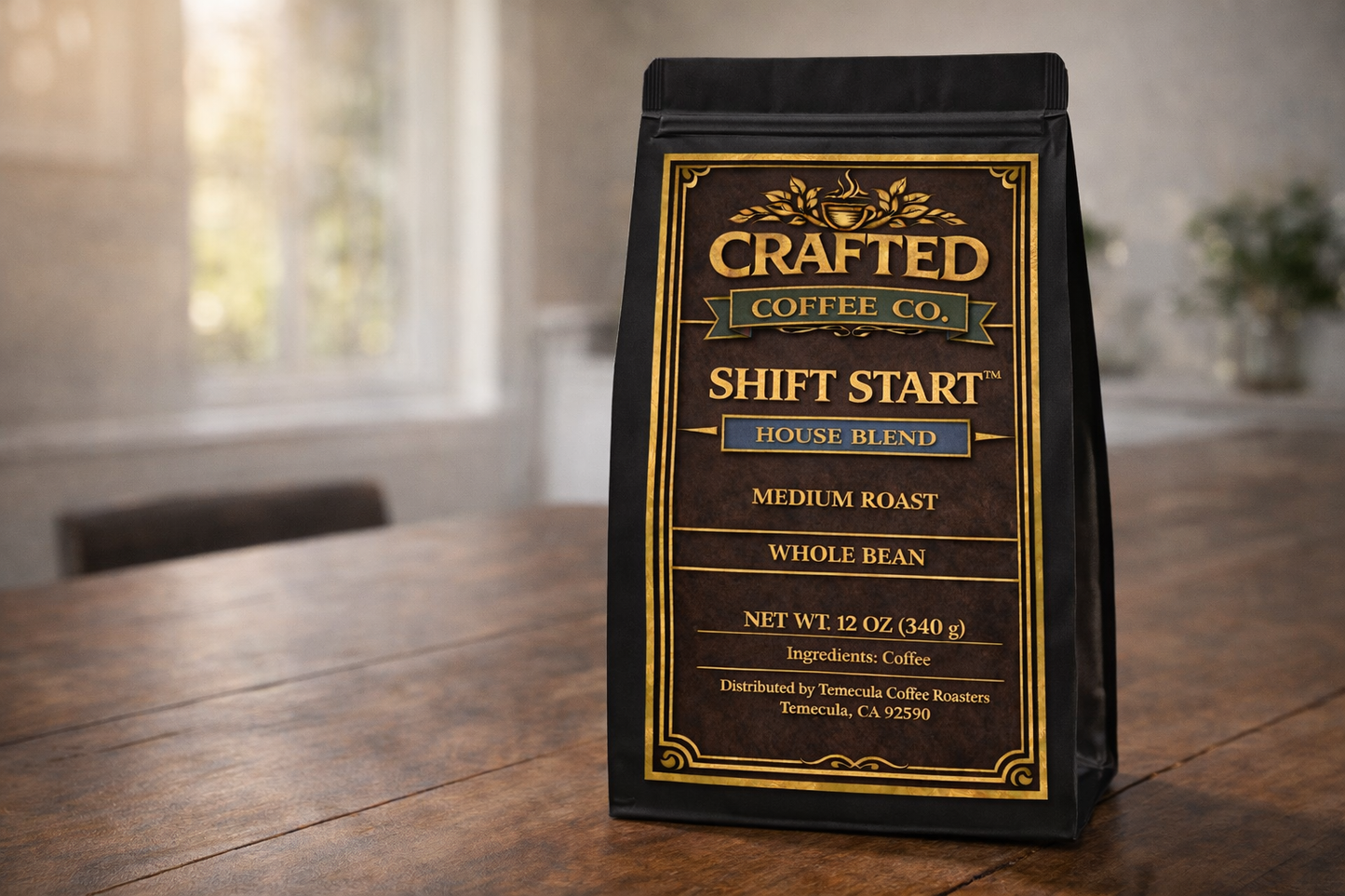 Shift Start™ House Blend Coffee - Medium Roast for Daily Workdays