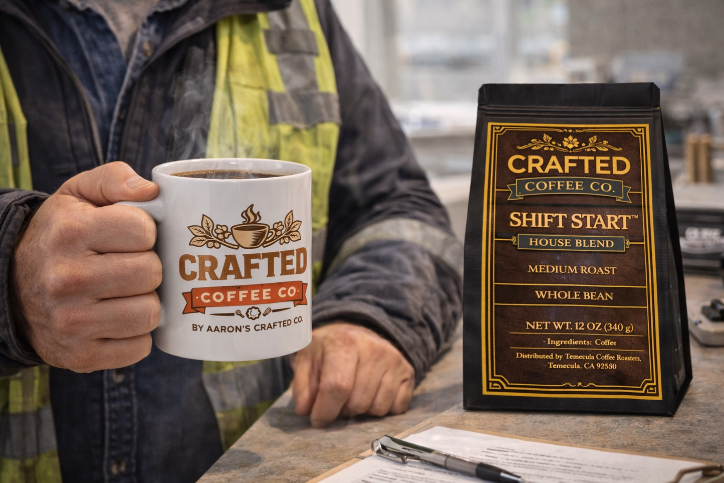 Shift Start™ House Blend Coffee - Medium Roast for Daily Workdays