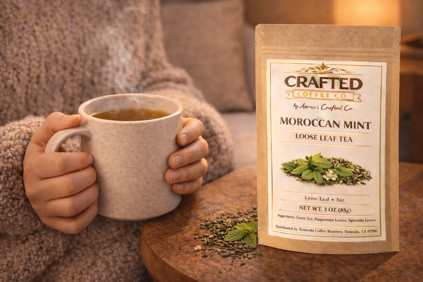 Moroccan Mint Loose Leaf Tea - Fresh & Refreshing Mint