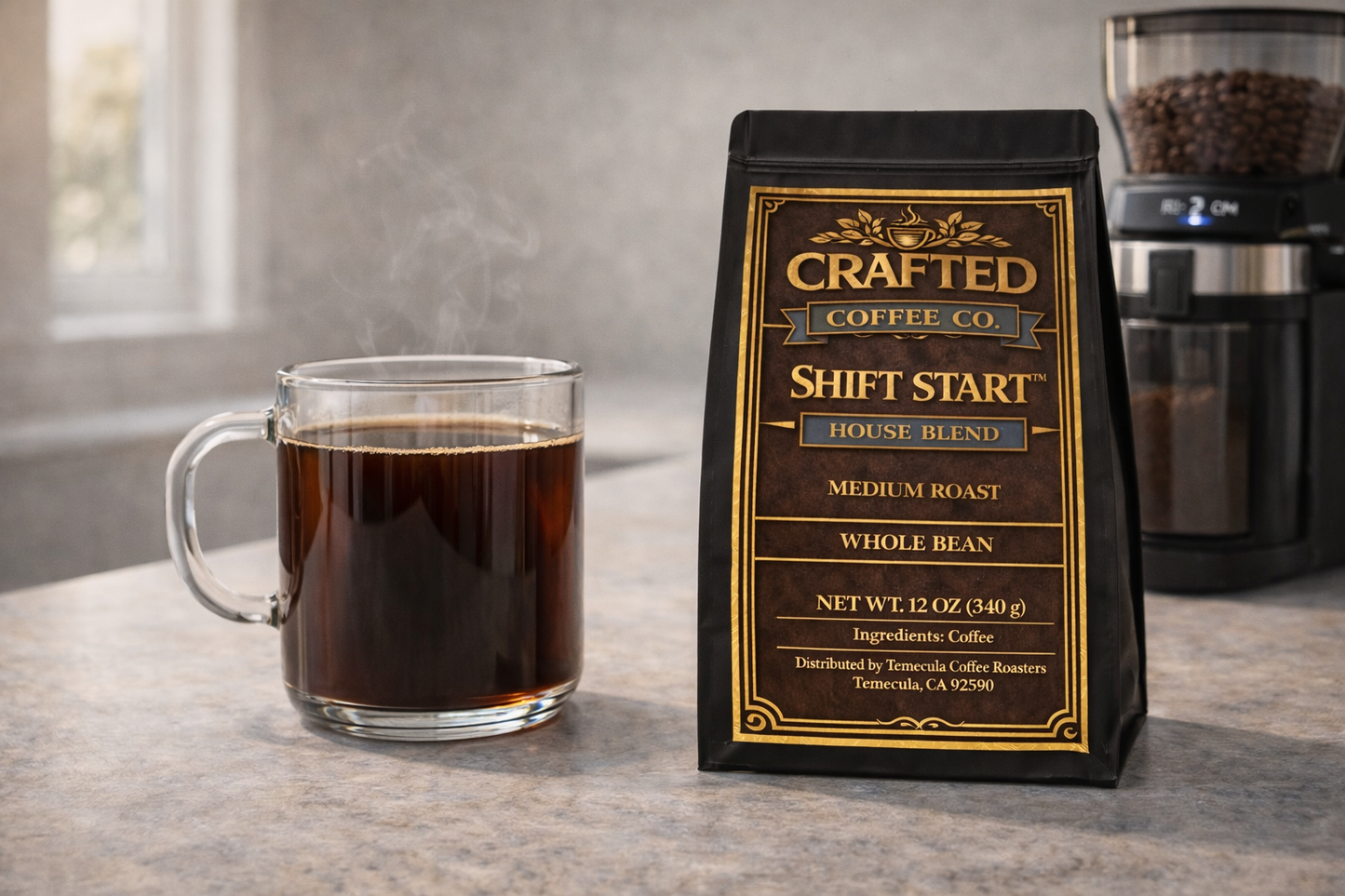 Shift Start™ House Blend Coffee - Medium Roast for Daily Workdays