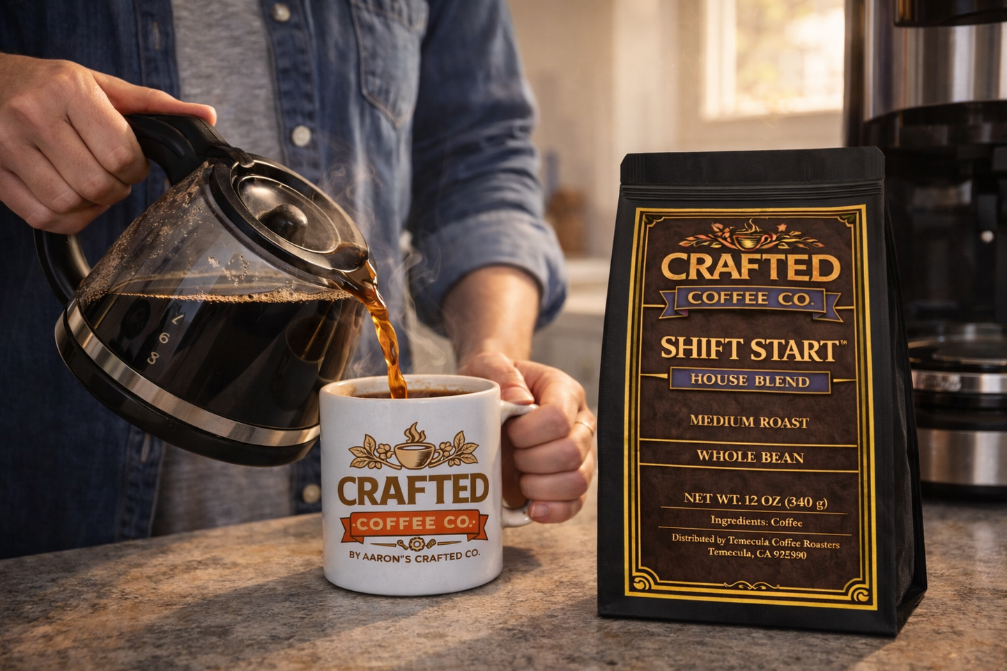 Shift Start™ House Blend Coffee - Medium Roast for Daily Workdays