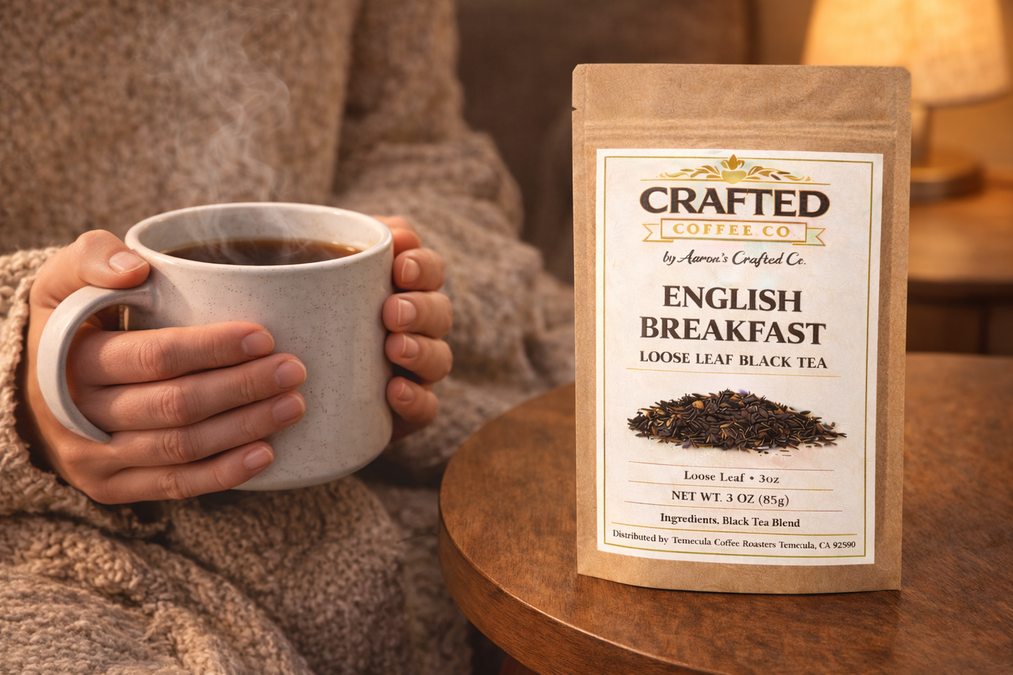 English Breakfast Loose Leaf Black Tea - Strong & Rustic Classic