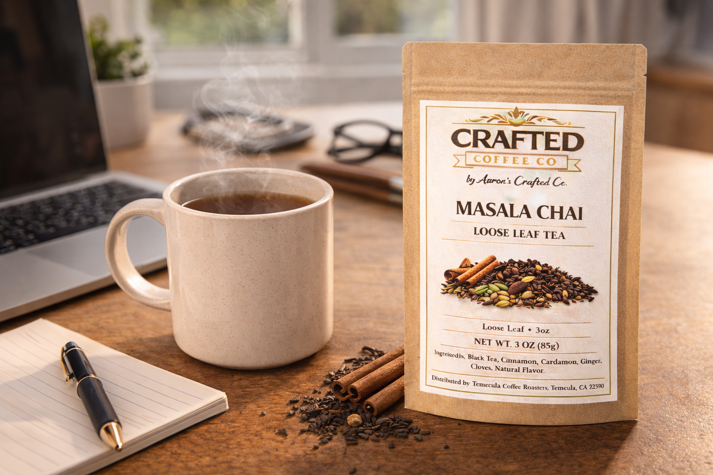 Masala Chai Loose Leaf Tea - Bold & Spicy Comfort