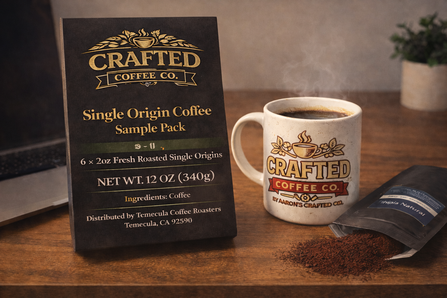 Single Origin Coffee Sample Pack - Try 6 Premium Coffees