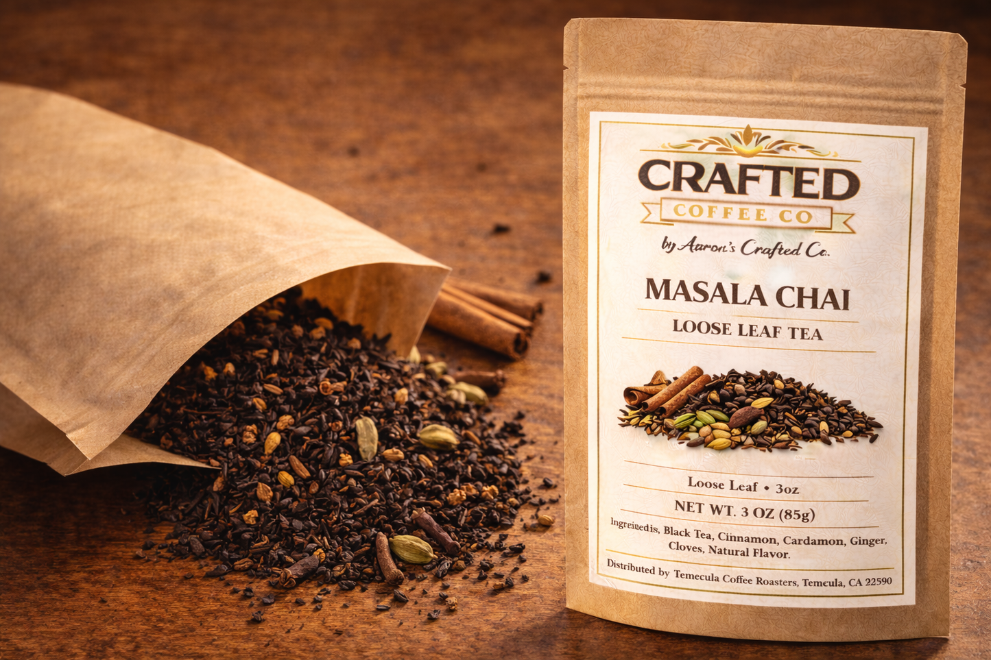 Masala Chai Loose Leaf Tea - Bold & Spicy Comfort