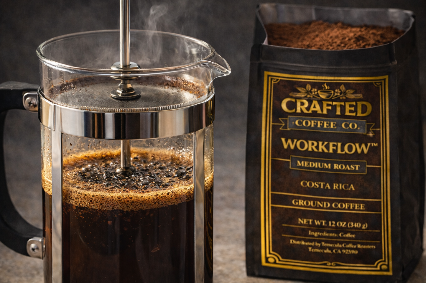 Workflow™ Costa Rica Coffee - Vibrant Medium Roast for Steady Days