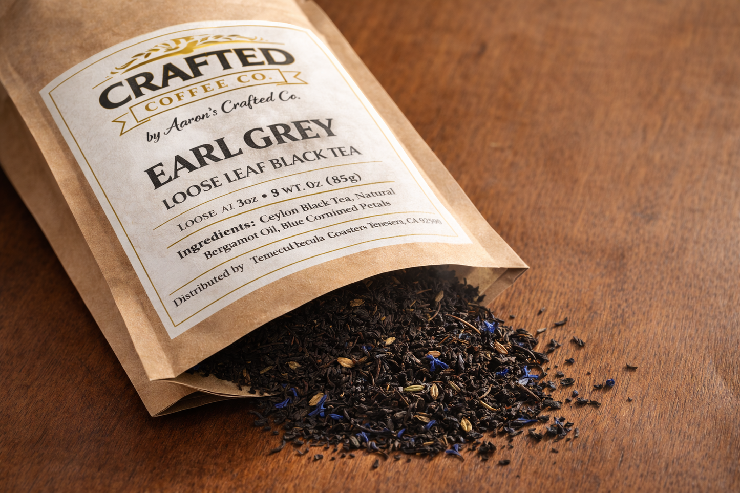 Earl Grey Loose Leaf Black Tea - Citrus & Bergamot Classic