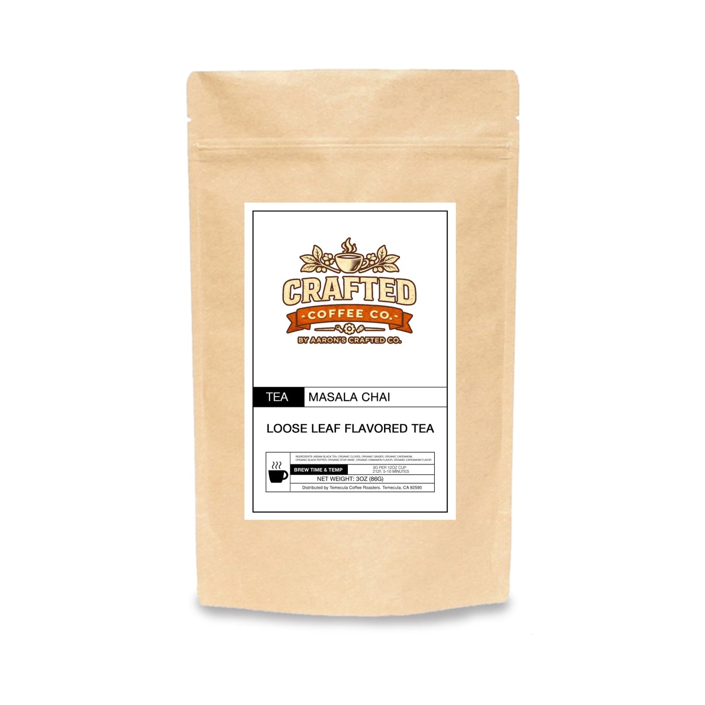 Masala Chai Loose Leaf Tea - Bold & Spicy Comfort